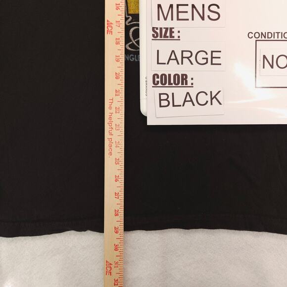 Led Zeppelin Band Crew Neck Short Sleeve Graphic Shirt Adult Mens Size L Black - Picture 8 of 9